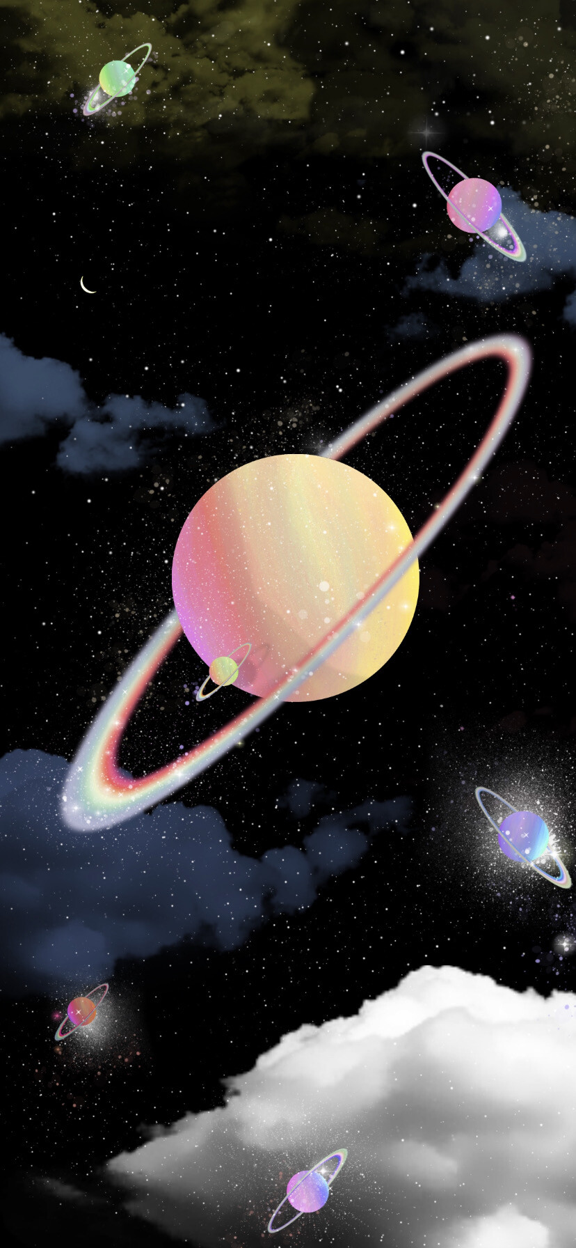 星空與星球 點亮你的手機壁紙宇宙